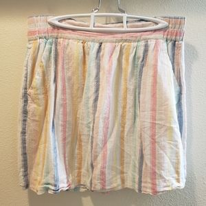 Loft Outlet Pastel Striped Skirt - Petite 8